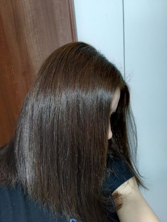 Rezultat real cu vopsea de par naturala Biorita