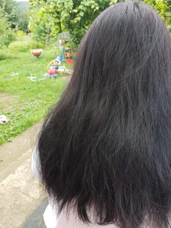 Rezultat real cu vopsea de par naturala Biorita
